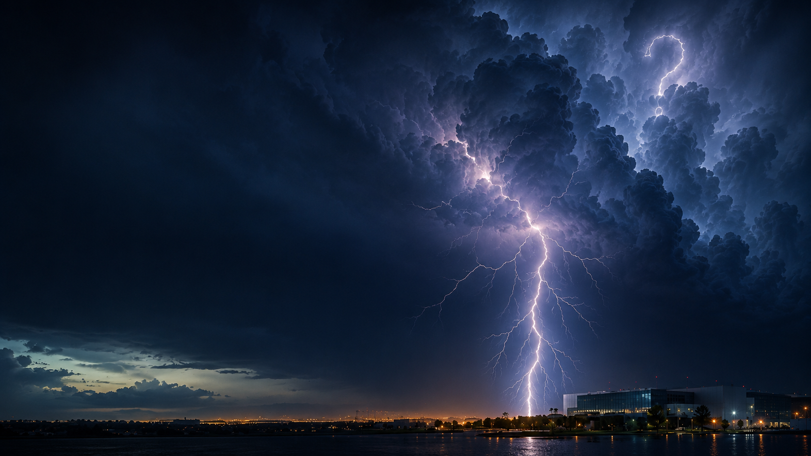Image Expert Knowledge lightning strike in the sky