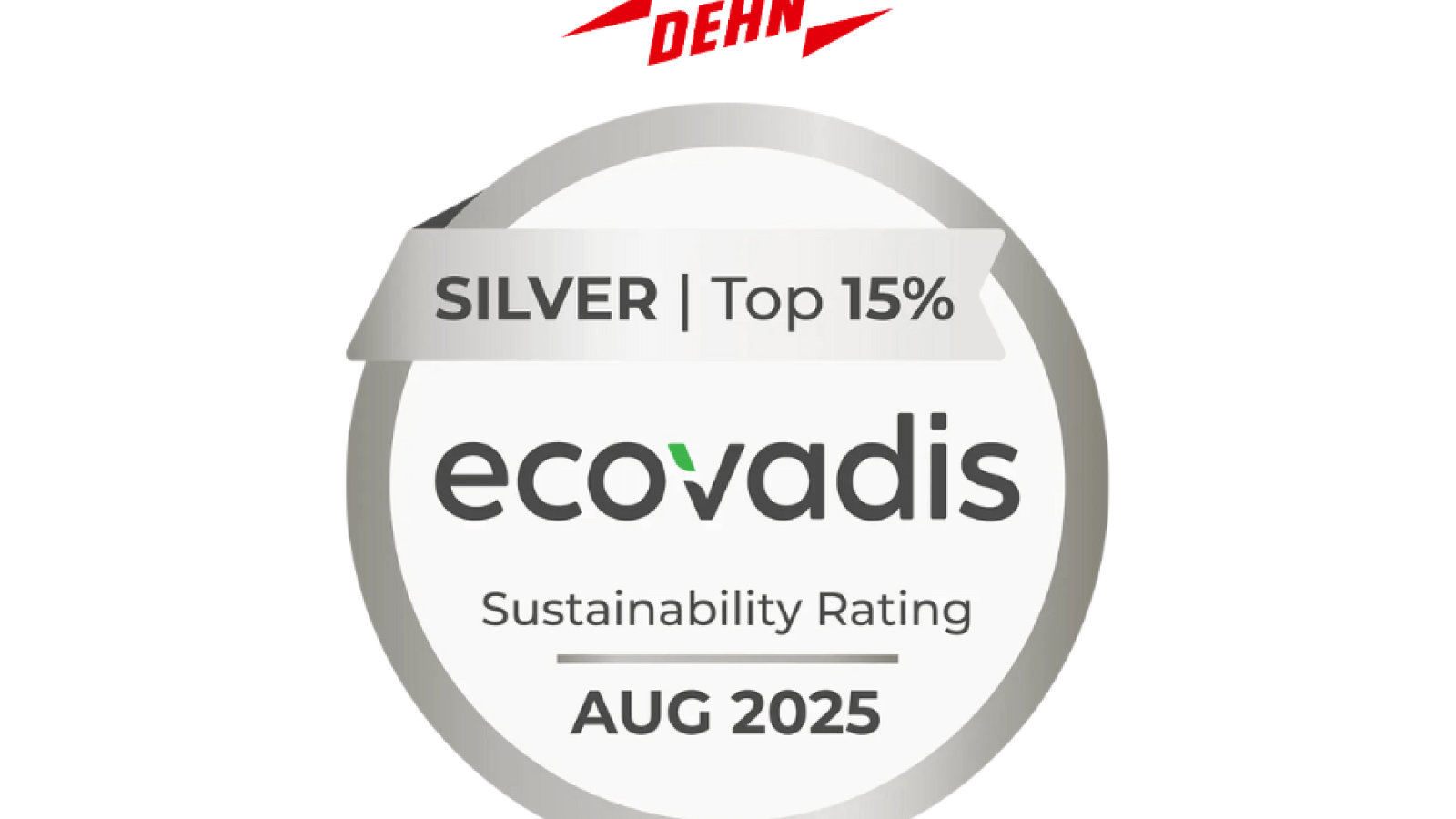 ecovadis aout 2025 dehn france protection foudre surtensions developpement durable label badge