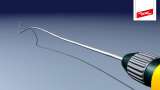 How to straighten aluminium conductors with a drilling machine