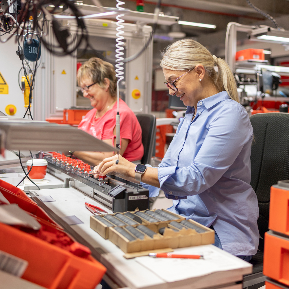 DEHNgroup employees factory work craft