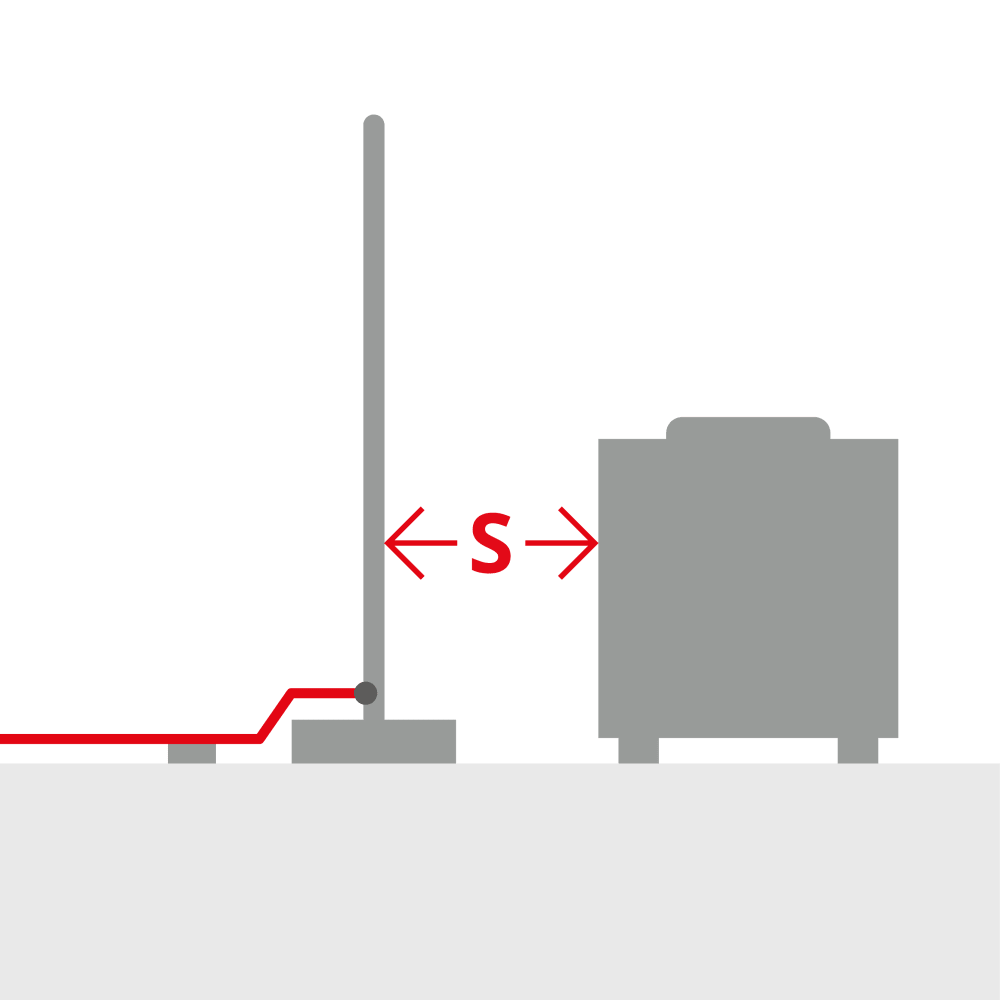 Separation Distance S, Calculation, HVI, Lightning protection