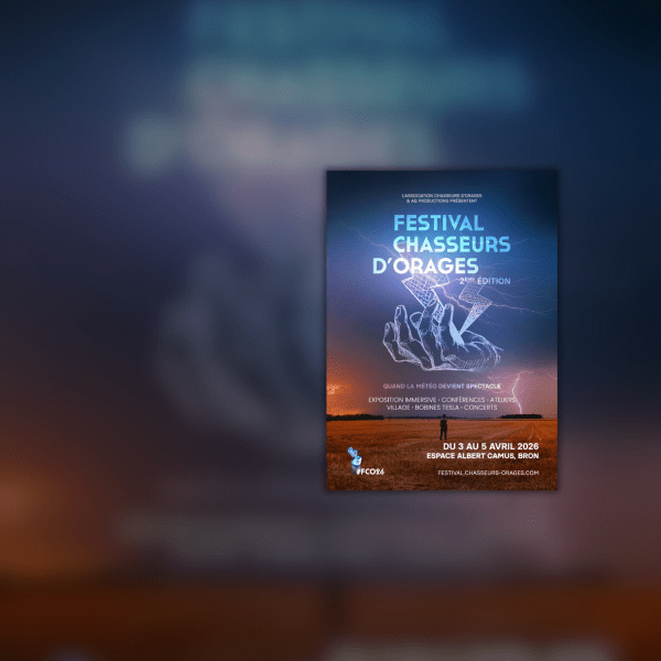 Poster Chasseurs d'Orages 2026 France Event