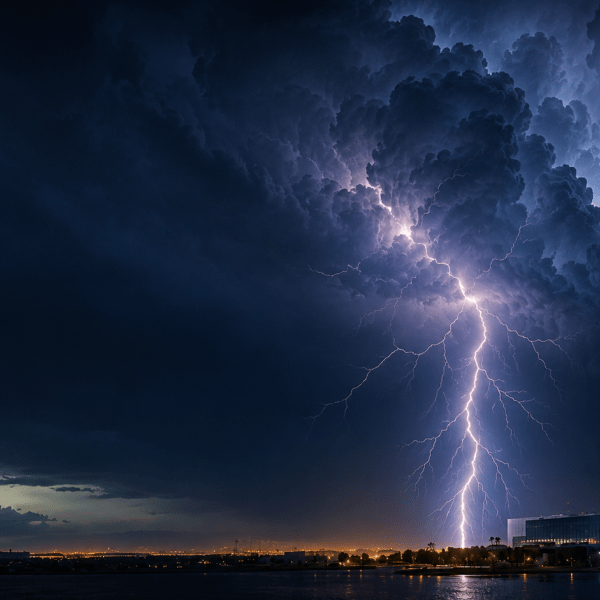 Image Expert Knowledge lightning strike in the sky