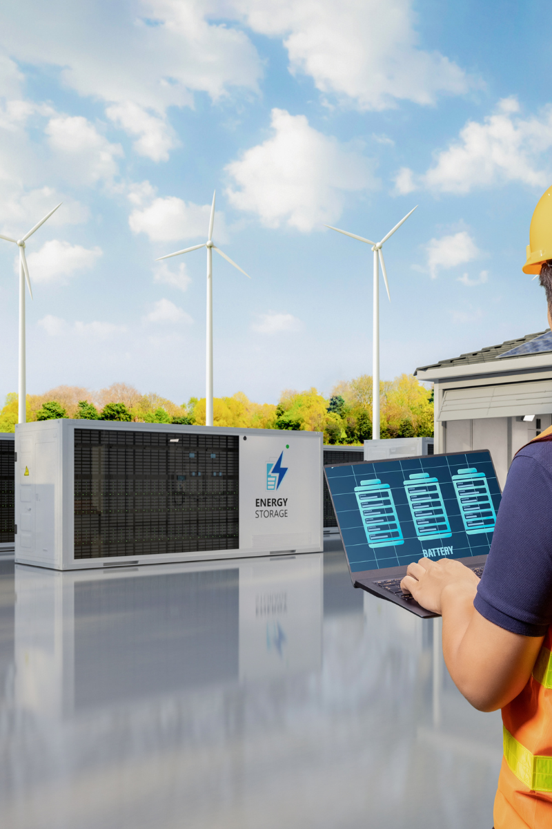 Stockage de l'énergie renouvelable, stockage sur batterie - Protection contre la foudre te les surtensions DEHN France