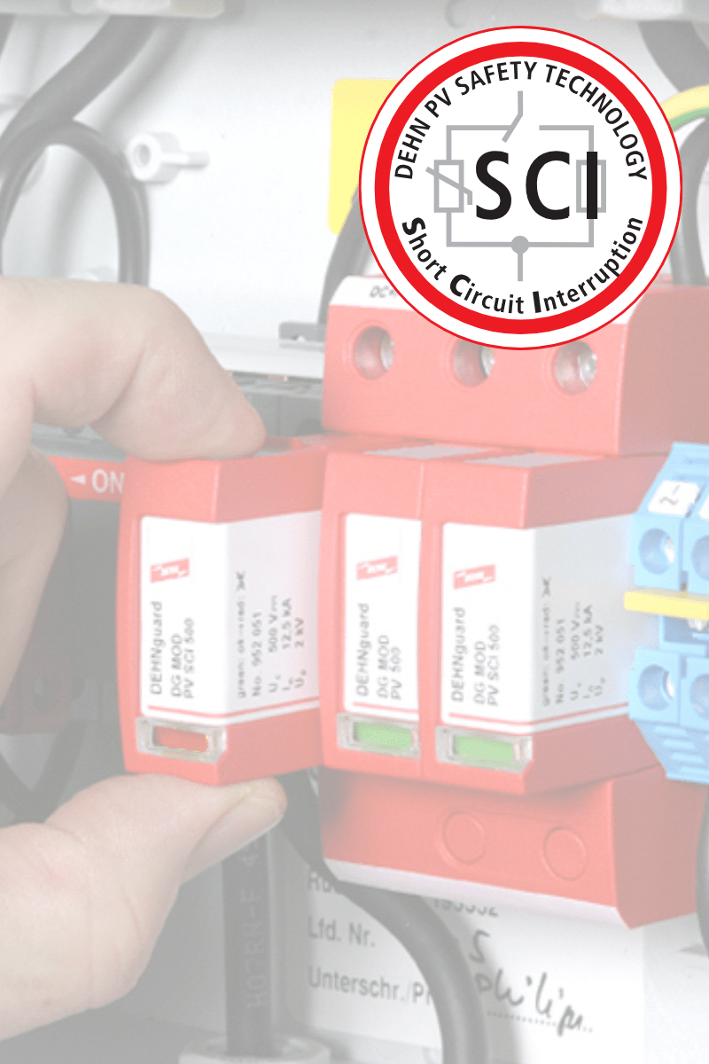 Technologie SCI for DC surge protection